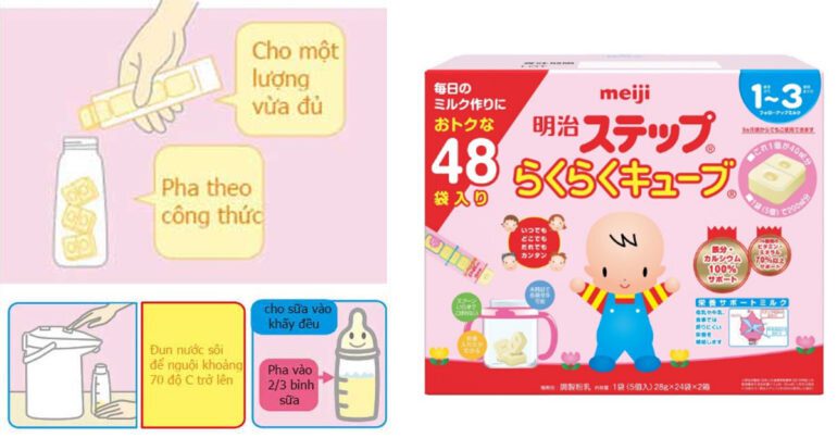 sữa viên cho trẻ sơ sinh